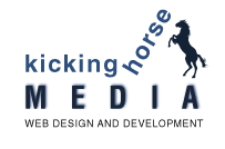 Kicking Horse Media Web Design & Development Logo